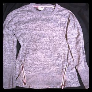 90 Degrees Girls Gray Light Weight Sweatshirt